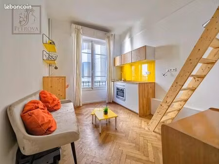studio 1 pièce 14 m²