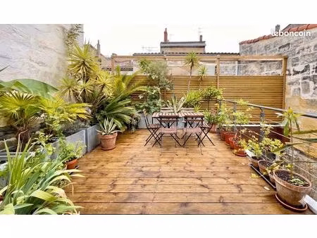 maison en pierre avec patio & terrasse – bordeaux victoire