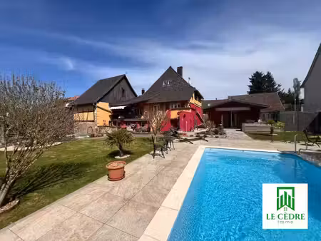 maison alsacienne d’exception avec piscine et dépendances