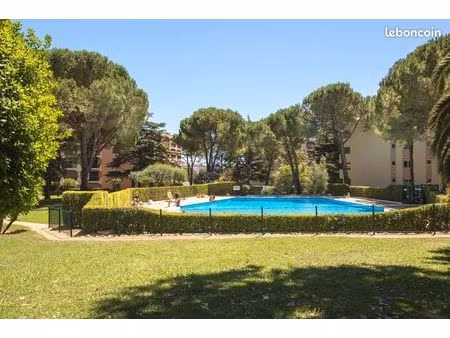 agreable studio meuble piscine proxi cannes dispo