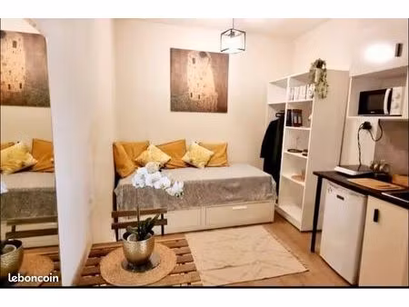 ◊ studio meublé et optimisé – paris 20e (métro buzenval) – libre le 1er juin