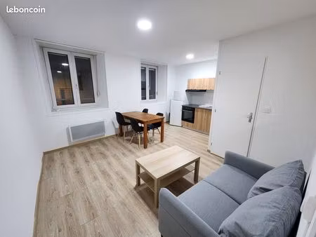 appartement t2 meublé lumineux entièrement rénové en plein centre de mirecourt