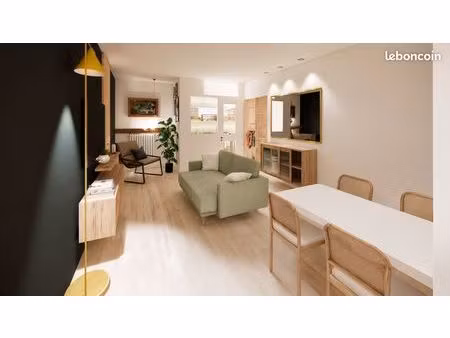 location - studio meublé entièrement rénové