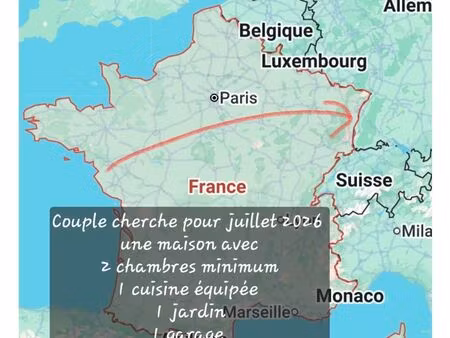 cherche maison à louer