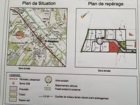 vente terrain à bâtir 651 m²