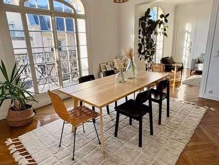 paris 17e — pereire / bayen bel appartement familial de 4 pièces avec balcons et chambre d