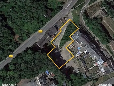 vends terrain non constructible 1125m² ribemont centre
