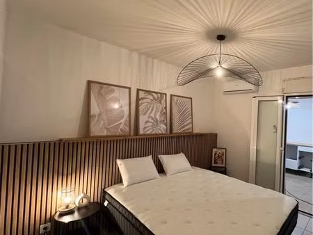 grand t2 bis meublé avec jardin