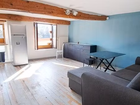 t2 bis style loft meublé 45 5 m² – vue isère & belledonne – saint-laurent / la tronche