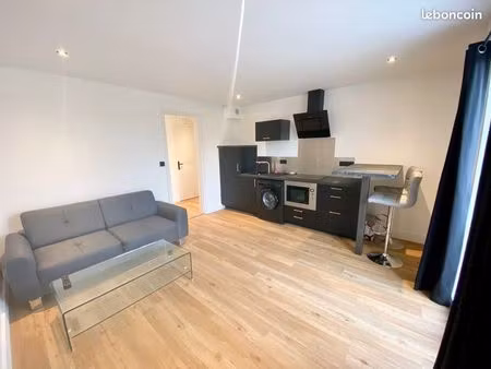 superbe t2 neuf 37 m2 meublé de standing - terrasse + jardin