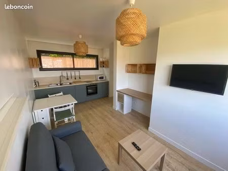 t2 entièrement meublé cosy au calme