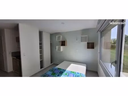 appartement t1 meublé (22m²)  deux lions  tours