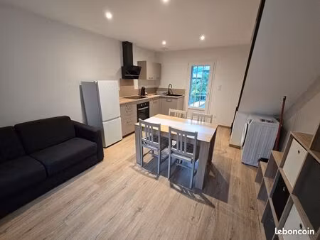 location appartement meublé entièrement rénové sur bourg-argental (42)