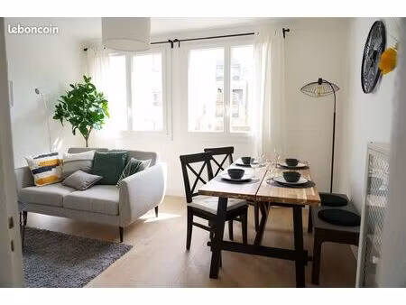 appartement t3 rénové et meublé (chauffage + eau inclus) - coloc ok