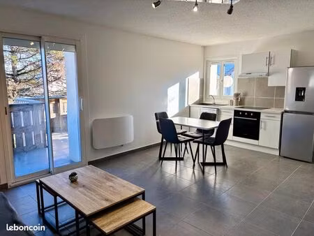 appartement t2 meublé - segny - disponible immédiatement