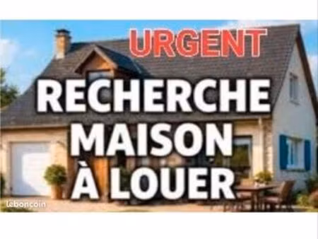 recherche maison urgent