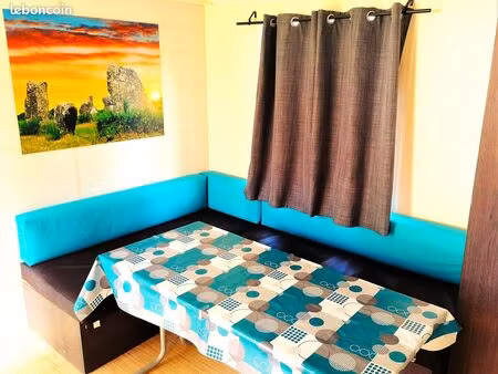 mobil-home cosy à carnac – calme  plage & menhirs