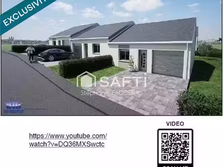 vente maison 3 pièces 66 m² à moineville (54580)  229 900 €