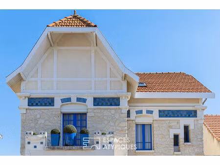 villa art déco dans le triangle d'or de châtelaillon-plage