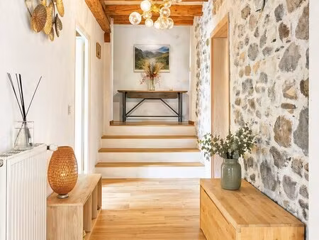 magnifique ferme authentique au coeur du village de faucigny avec grand terrain