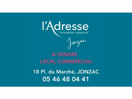 vente local commercial  220.00m²  jonzac