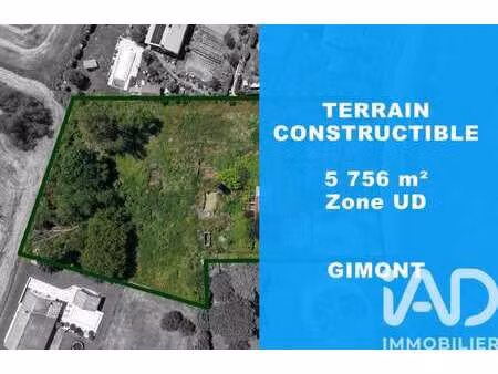 vente terrain à gimont (32200) : à vendre / 5756m² gimont