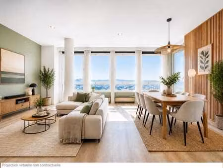 appartement 2 ch + balcon + cave avec vue imprenable !!!