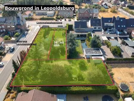 terrain à bâtir 507m² à vendre à leopoldsburg
