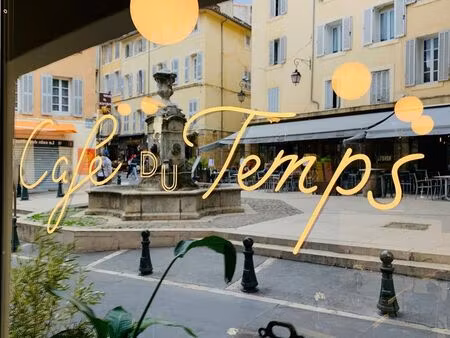 aix-en-provence hypercentre – restaurant / coffee shop rentable – terrasse
