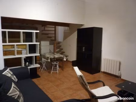 t1 loft 38 m² cv 590 euros avec clim