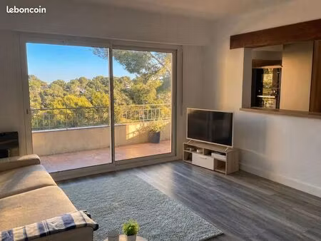 appartement 3 pièces de 67 m² rénové – mougins le haut