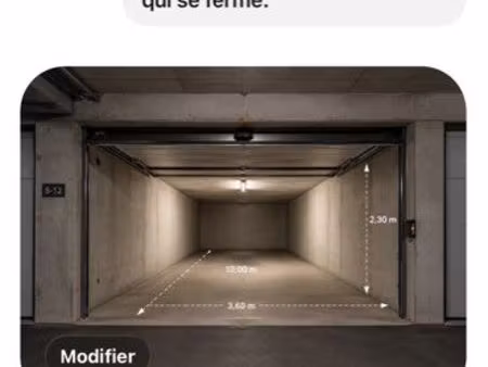 box fermée  sécurisé 35 m² à antibes dans une résidence toute neuve