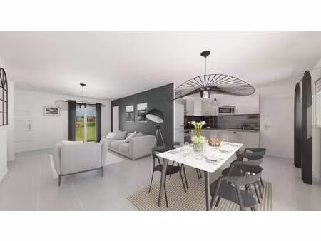 terrain avec maison neuve à vendre