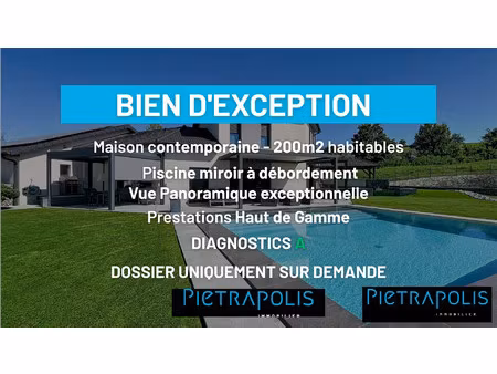 maison contemporaine à vendre à saint-just-chaleyssin