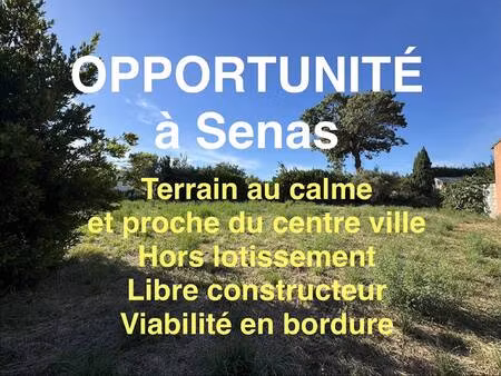 terrain constructible à vendre