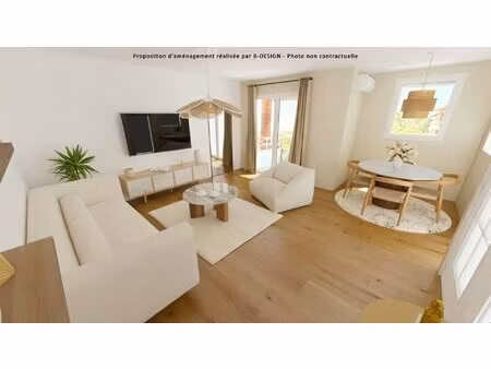 appartement t4 - 82m² - double balcon - 3 parkings + 1 cave - saint jean
