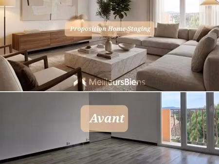 appartement t5 de 89 68 m² avec balcon au centre de pont-saint-esprit