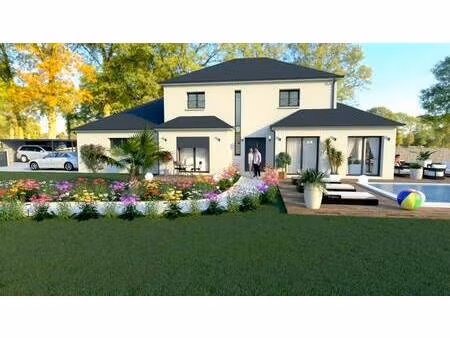 terrain avec maison neuve à vendre