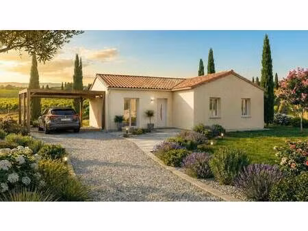 terrain avec maison neuve à vendre