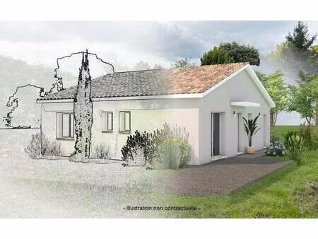 terrain avec maison neuve à vendre