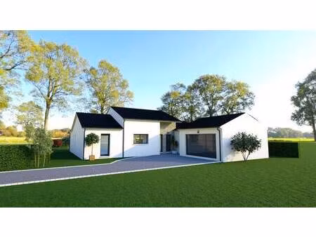 terrain avec maison neuve à vendre
