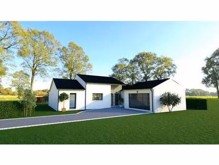 terrain avec maison neuve à vendre