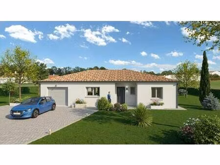 terrain avec maison neuve à vendre