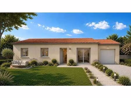terrain avec maison neuve à vendre