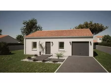 terrain avec maison neuve à vendre