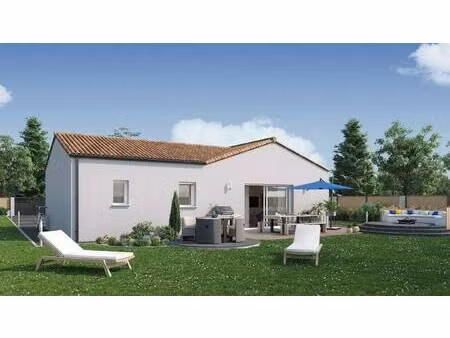 terrain avec maison neuve à vendre