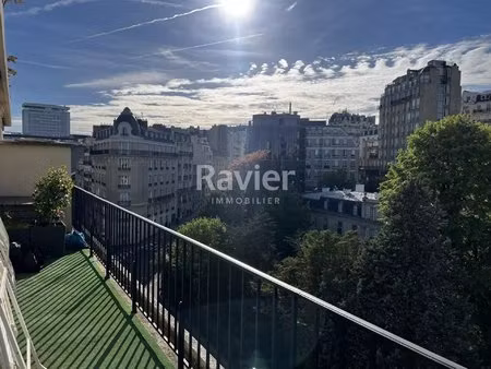 avenue de lamballe - 43m2 - r+7 - grand balcon avec vue dégagée