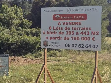 terrain à vendre
