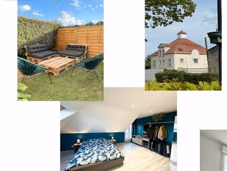 rare à tigery - appartement comme une maison avec jardin (quartier mairie)