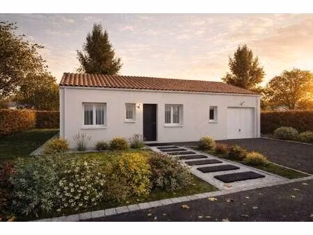 terrain avec maison neuve à vendre